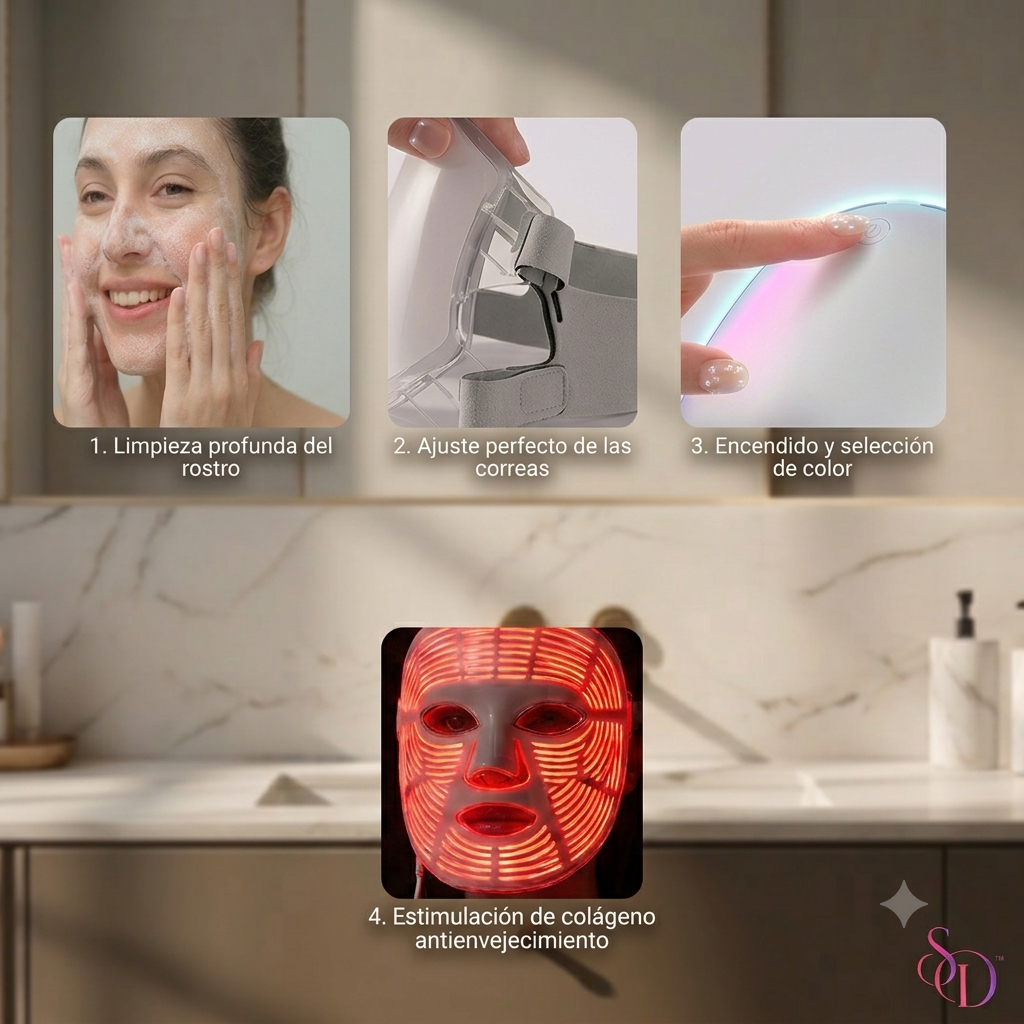 Máscara Facial LED