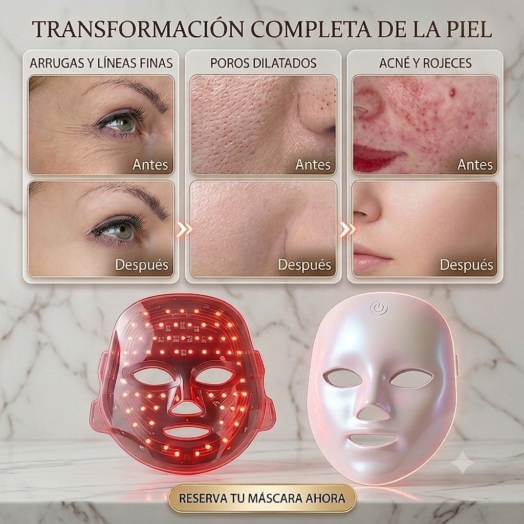 Máscara Facial LED